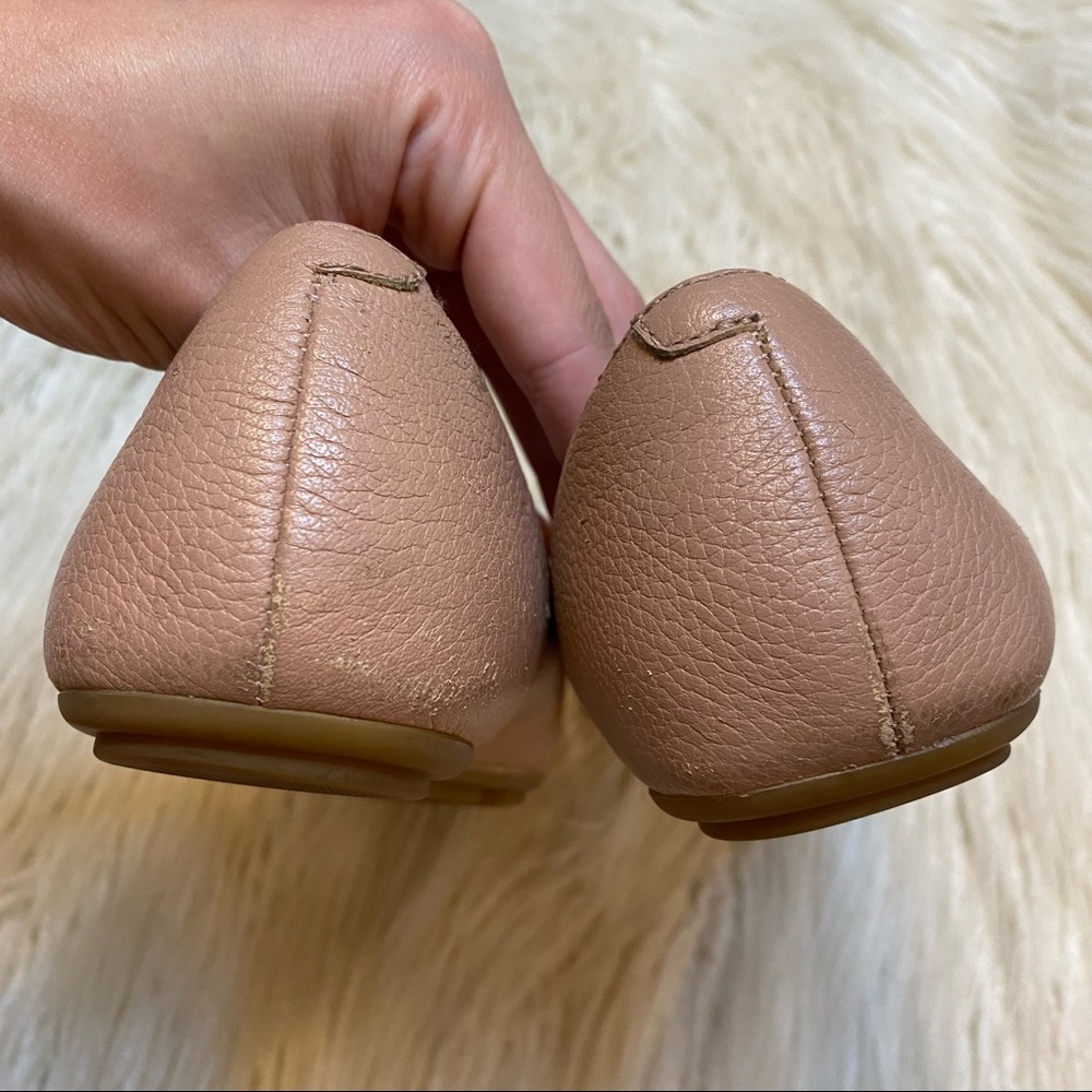 COACH light pink leather Bianca flats 6.5 - Picture 5 of 13